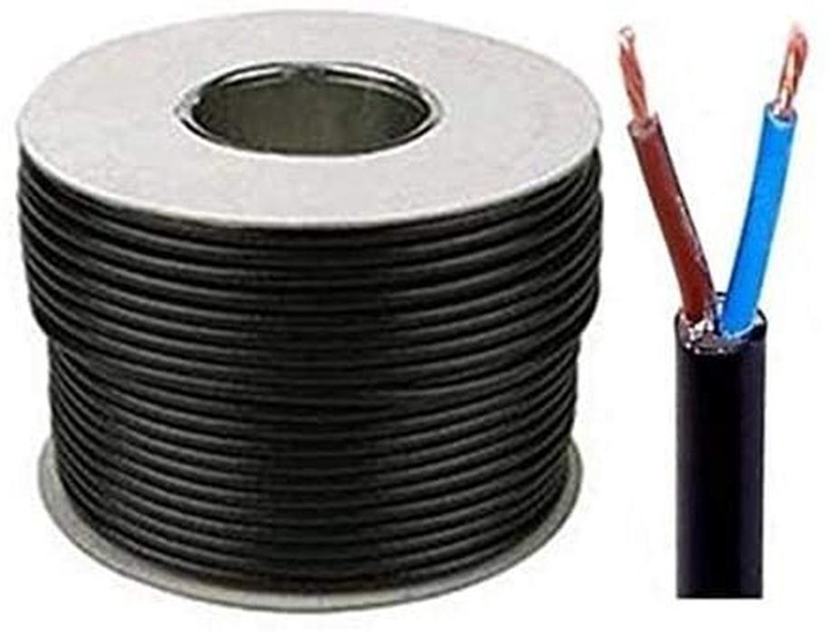 Ronde PVC Installatiekabel op Maat Geknipt Flexibel Elektriciteitsdraad Koper