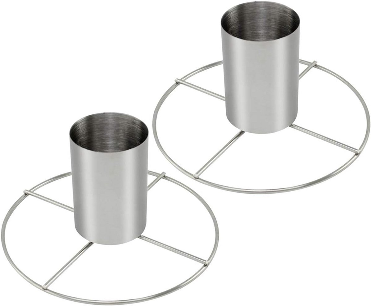 2x Kippenrooster RVS - Kipgrill met Aromabak voor Oven en Barbecue