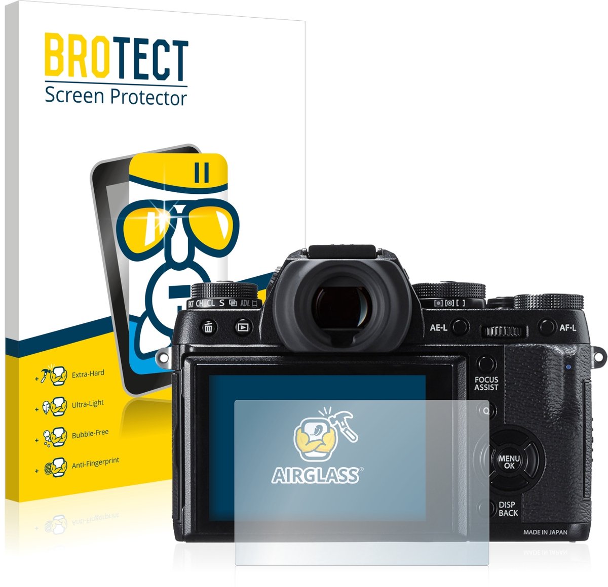 Screenprotector voor Fujifilm X-T1 Beschermglas transparant