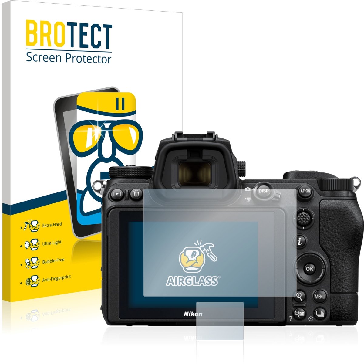 Screenprotector voor Nikon Z 7 II Beschermglas transparant