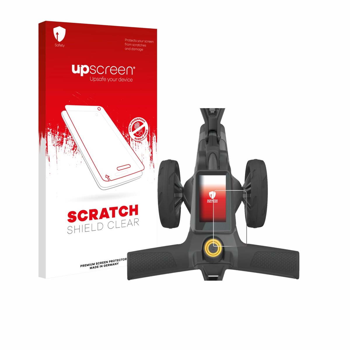 upscreen - Screenprotector voor PowaKaddy CT10 - Folie Beschermfolie transparant