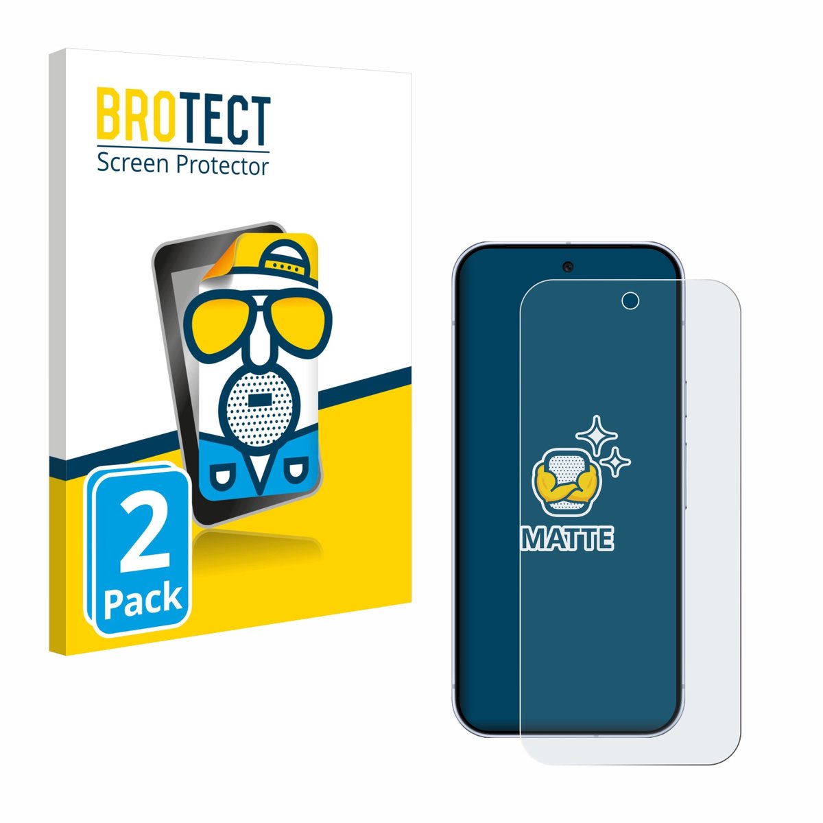 BROTECT - Screenprotector voor Google Pixel 10 Pro - Folie Beschermfolie matte 2 Stuks
