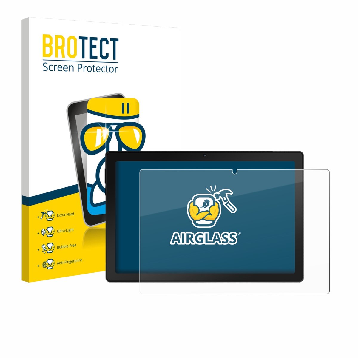 Screenprotector voor MUISOO A10 10.1" Beschermglas transparant