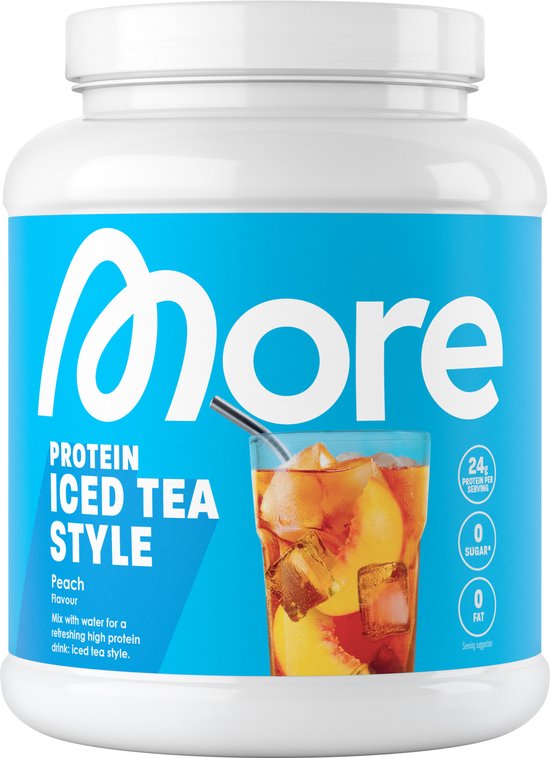 MORE NUTRITION Clear Whey Isolate Proteine Poeder, Peach Iced Tea, 600 g, 20 Porties Heldere Wei Poeder - Lactosevrij Eiwitshake van Merkloos — afbeelding 5
