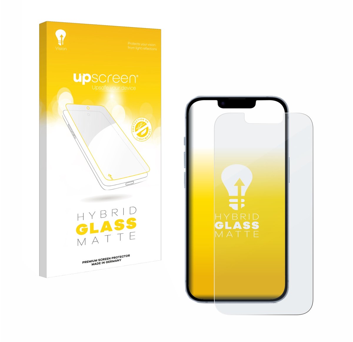 upscreen - Screenprotector voor Apple iPhone 14 - Folie Beschermfolie Beschermglas matte
