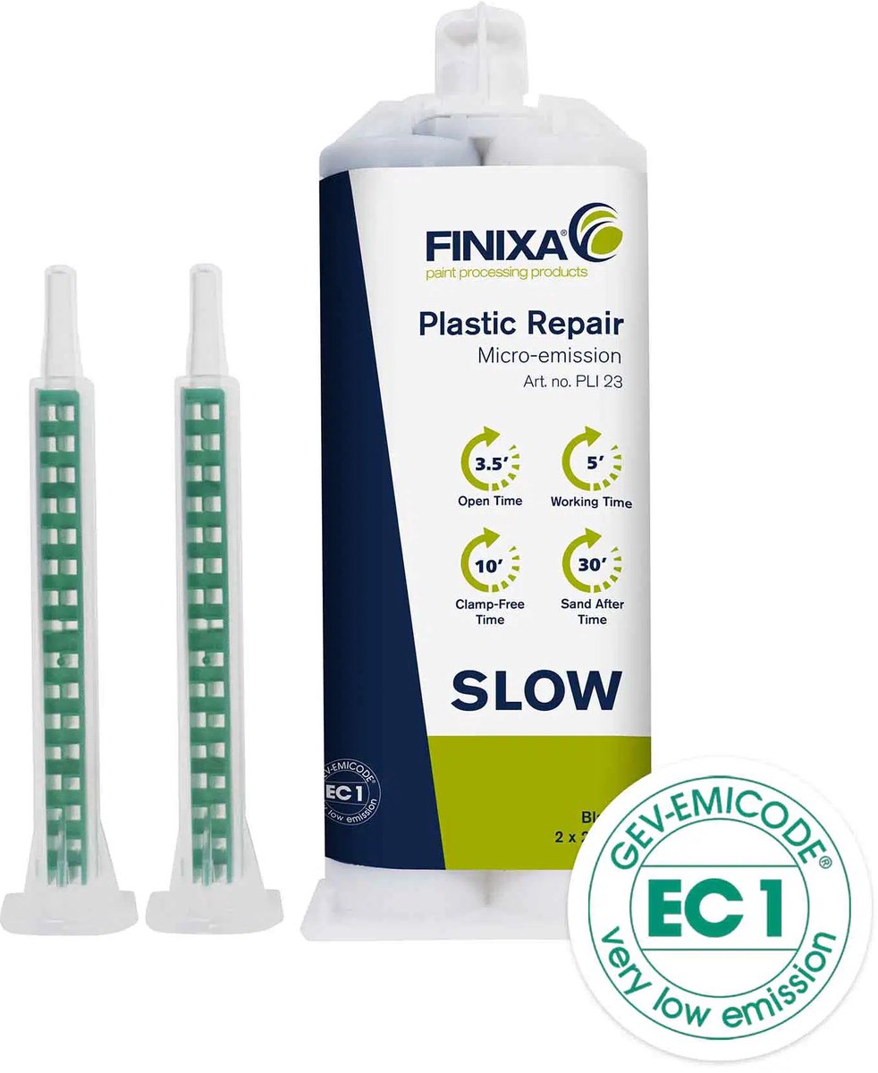 Kunststofreparatie SLOW - Micro Emission
