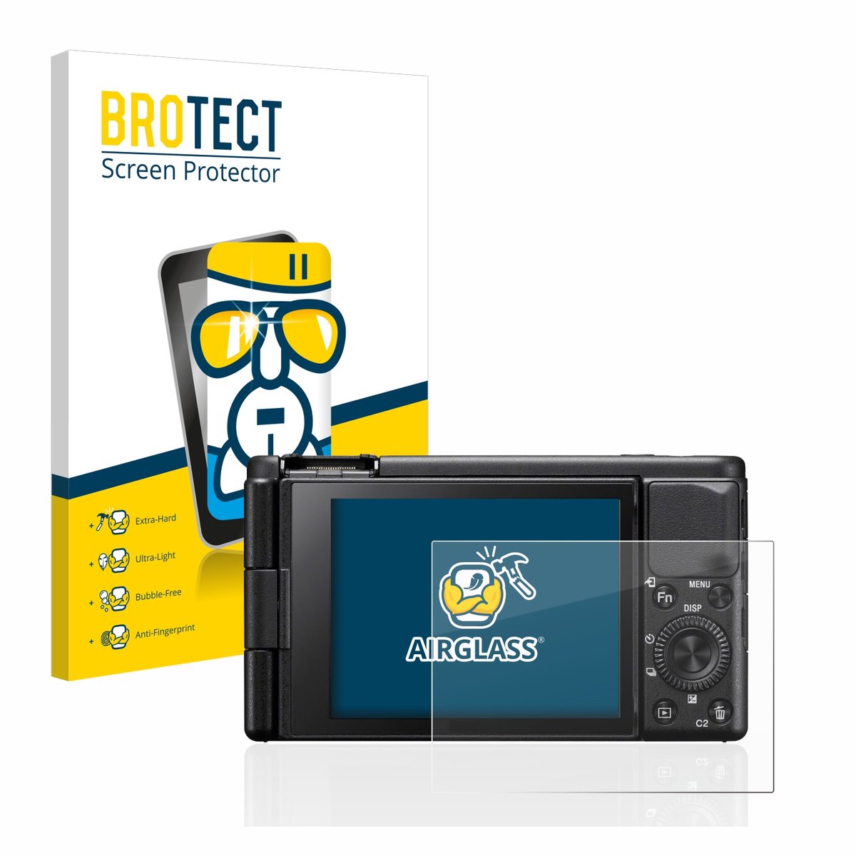 Screenprotector voor Sony ZV-1 / ZV-1A Beschermglas transparant