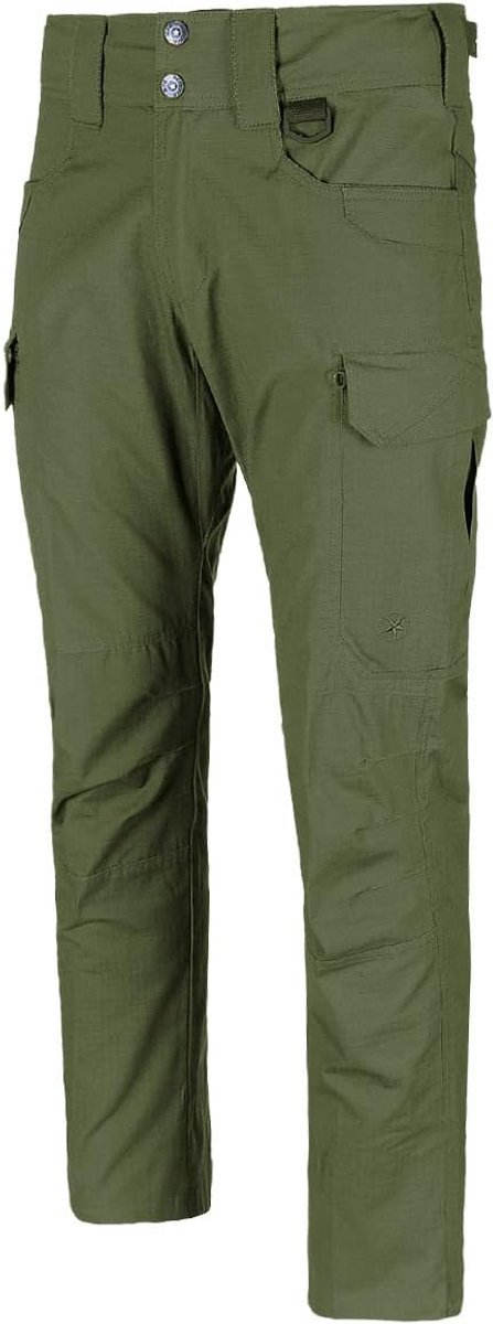 Functionele Heren Cargo Broek Ripstop Katoen Kaki