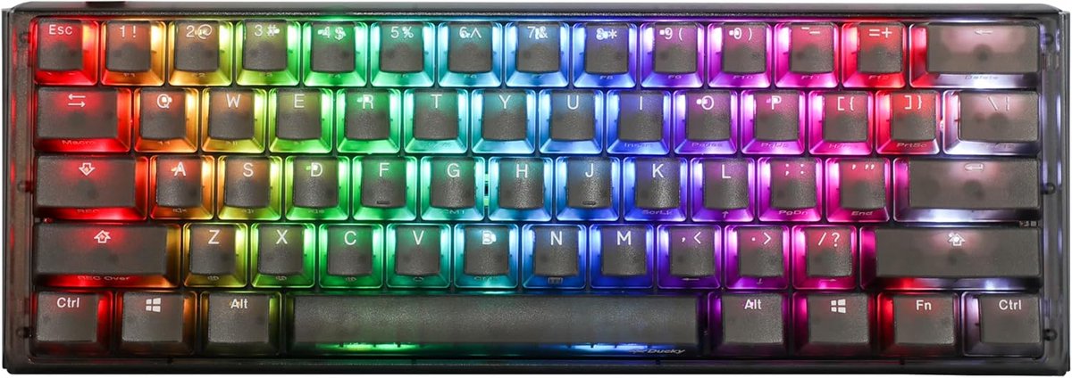 Mini Gaming Toetsenbord 60% Compact US Indeling Mechanisch Stil Rood