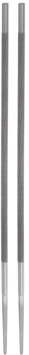 2 stuks kettingzagen vijl 3/16" (4,8mm) rond koolstofrijk staal dubbele snede slijpen rasp