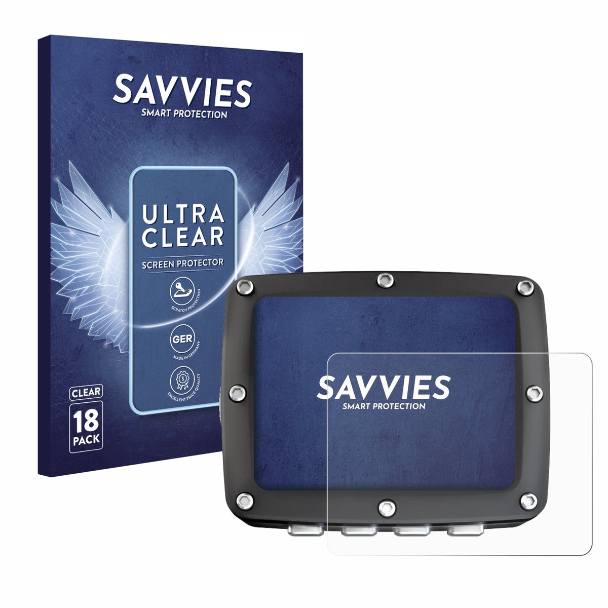 Savvies - Screenprotector voor Ratio iX3M 2 Pro - Folie Beschermfolie transparant 18 Stuks