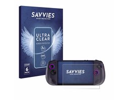 Savvies - Screenprotector voor Lenovo Legion Go S - Folie Beschermfolie transparant 6 Stuks