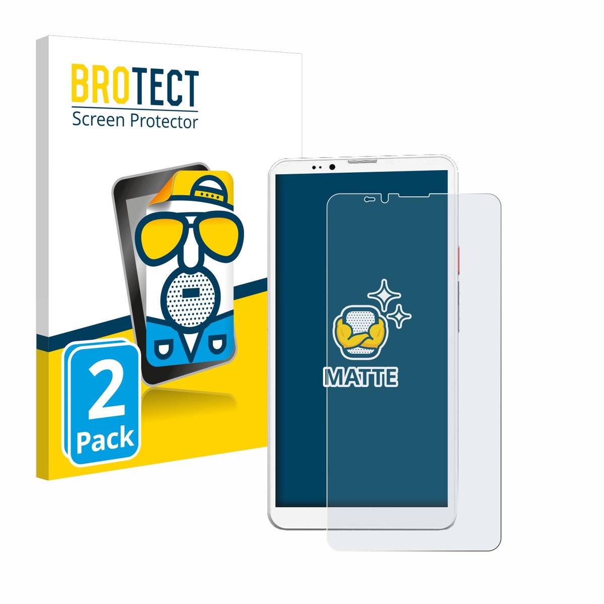 BROTECT - Screenprotector voor Bigme Hibreak Pro - Folie Beschermfolie matte 2 Stuks