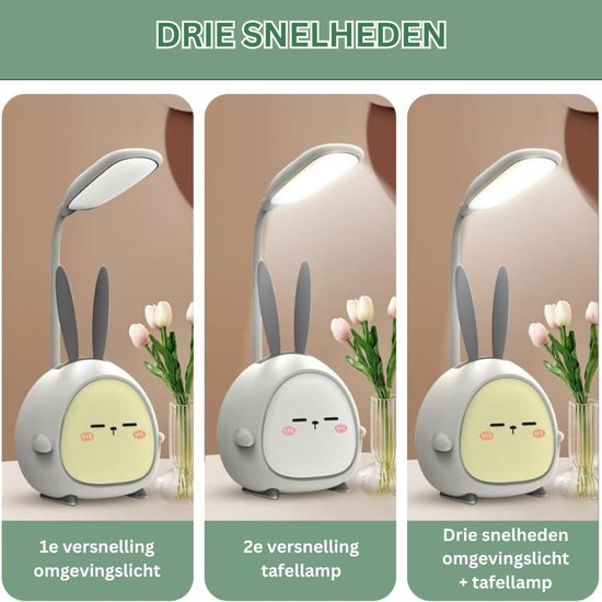 Bureaulamp Kinderkamer - Tafellamp - Daglichtlamp — afbeelding 2