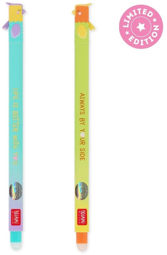 Legami Erasable Pens - Better Together - Valentine Set 2 stuks - Limited edition