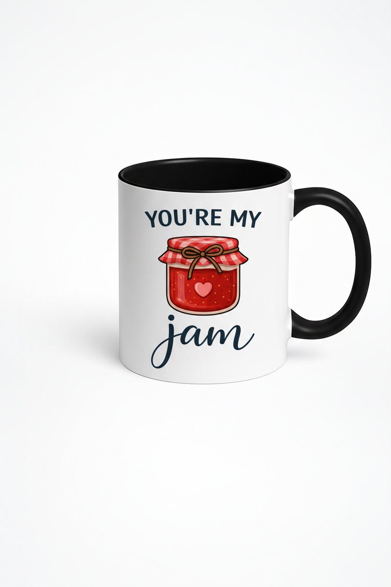Mok You're My Jam - Romantisch Cadeau met Jam Pot Design