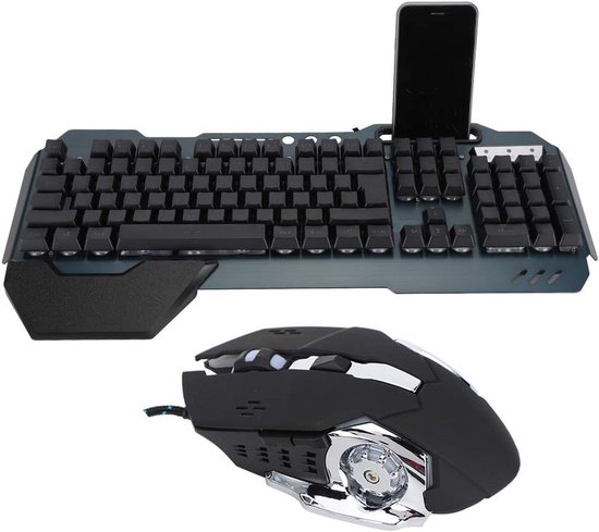 Mechanisch Gaming Toetsenbord En Muis Set Met LED Verlichting Bol mechanisch-gaming-toetsenbord-en-muis-set-met-led-verlichting-bol