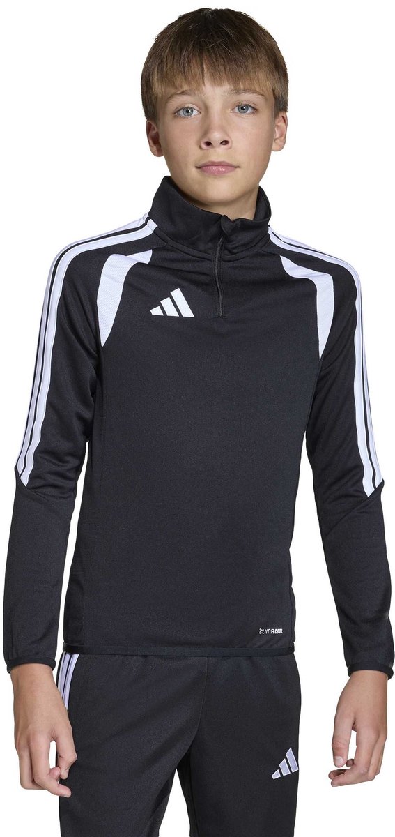 ADIDAS - tiro26l tr topy - T-shirt voetbal train lm jonge - Zwart, wit