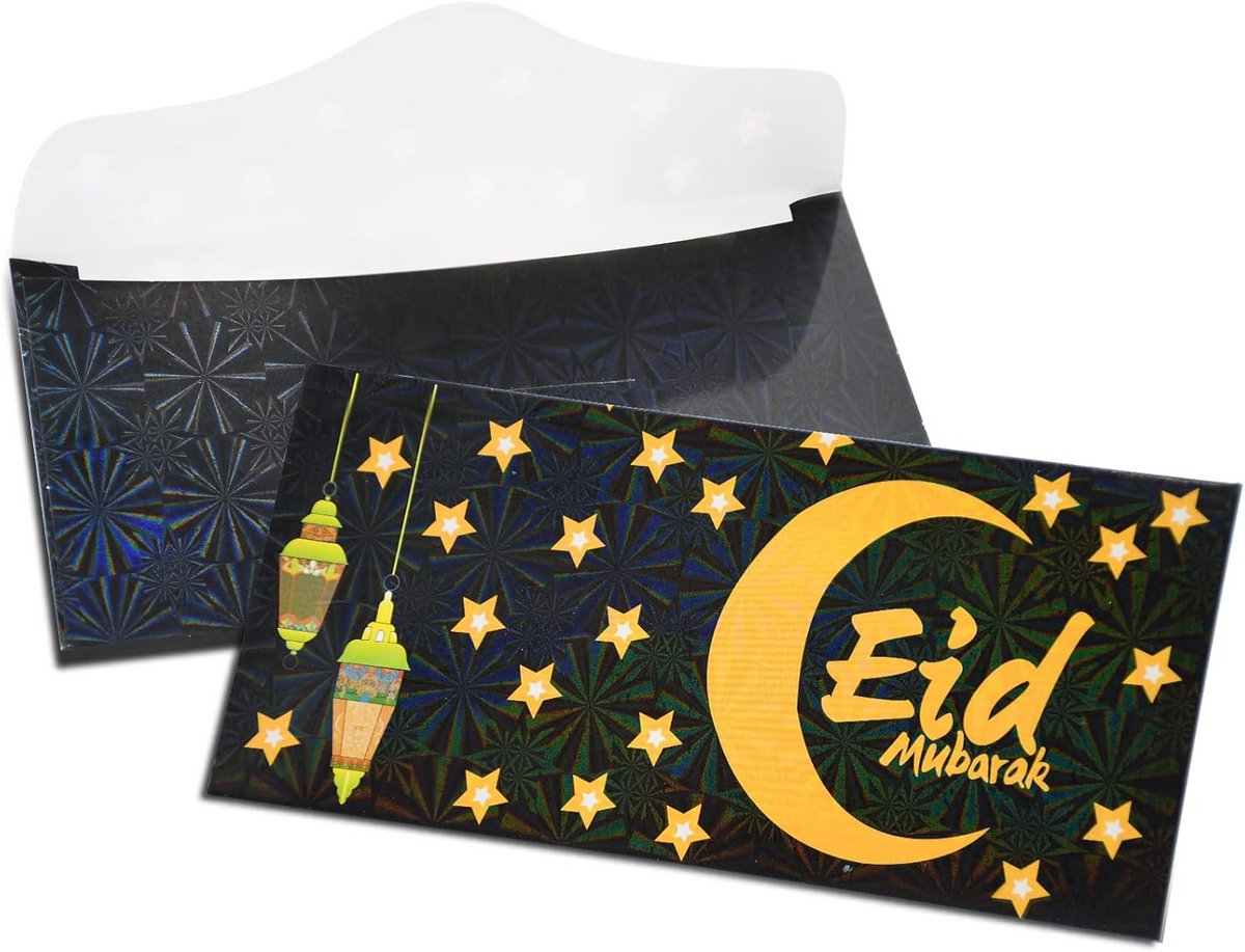 18 Stuks Islamitische Geld Enveloppen Cadeauhouders voor Eid en Ramadan Feesten