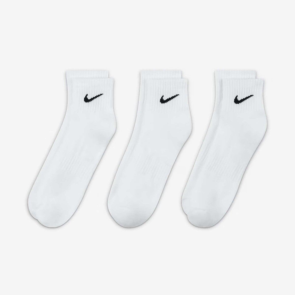 Nike Everyday Cushion Ankle Sokken Sokken (regular) - Maat 38-42 - Unisex - wit/zwart — cadeau in Cadeau-ideeën - foto 3