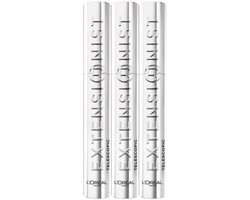 L'Oréal Mascara Extensionist Telescopic Washable Black - 3 x 9,9 ml - Voordeelverpakking