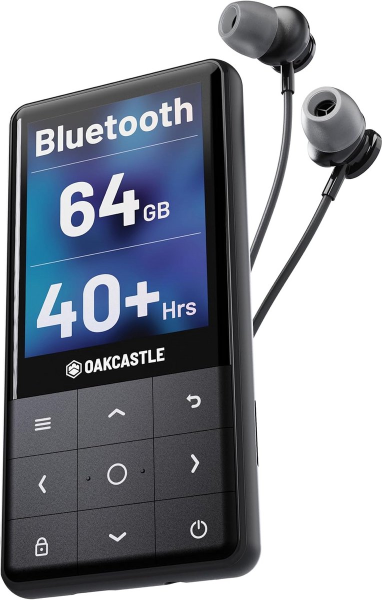 Draagbare MP3 Speler met Groot Kleurenscherm en FM Radio