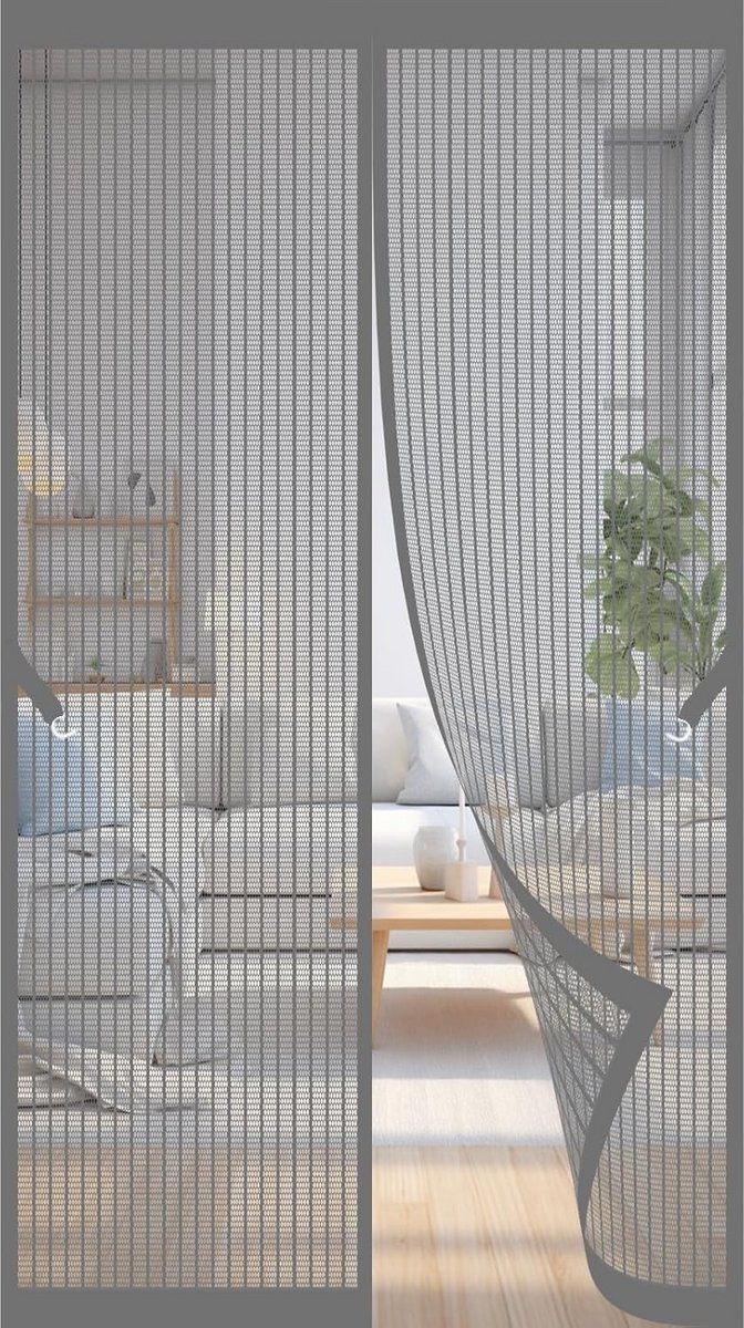 Magnetisch Hor voor Deur - Vliegenhor voor Balkon en Schuifdeuren - Eenvoudige Montage