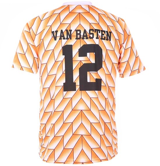 EK 88 Voetbalshirt van Basten 1988 - Oranje Shirt Koningsdag - Nederlands Elftal Shirt - Voetbalshirts Kinderen - Jongens en Meisjes - Sportshirts - Volwassenen - Heren en Dames-M