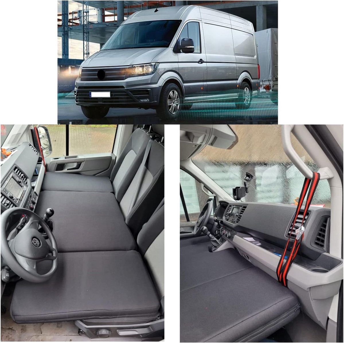 Camperbed Kinderbed voor Bestelbus Geschikt voor VW Crafter 2 en MAN TGE vanaf 2017