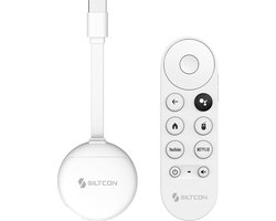Siltcon® Android TV Box 4K HDR – Streaming Box - 2.4 & 5 GHz WiFi & Bluetooth – TV Stick – 16GB – Geschikt voor Google Assistant – Upgrade elke TV naar SmartTV - Geschikt voor o.a. Youtube, Videoland & Netflix & alle apps! - 2026 Model