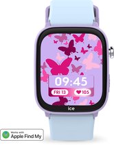 ICE-WATCH - Ice Smart Black Navy - Montre Connectée Noire Mixte avec Bracelet en Silicone
