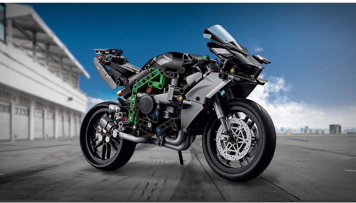 LEGO Technic Kawasaki Ninja H2R motor - 42170 — afbeelding 9