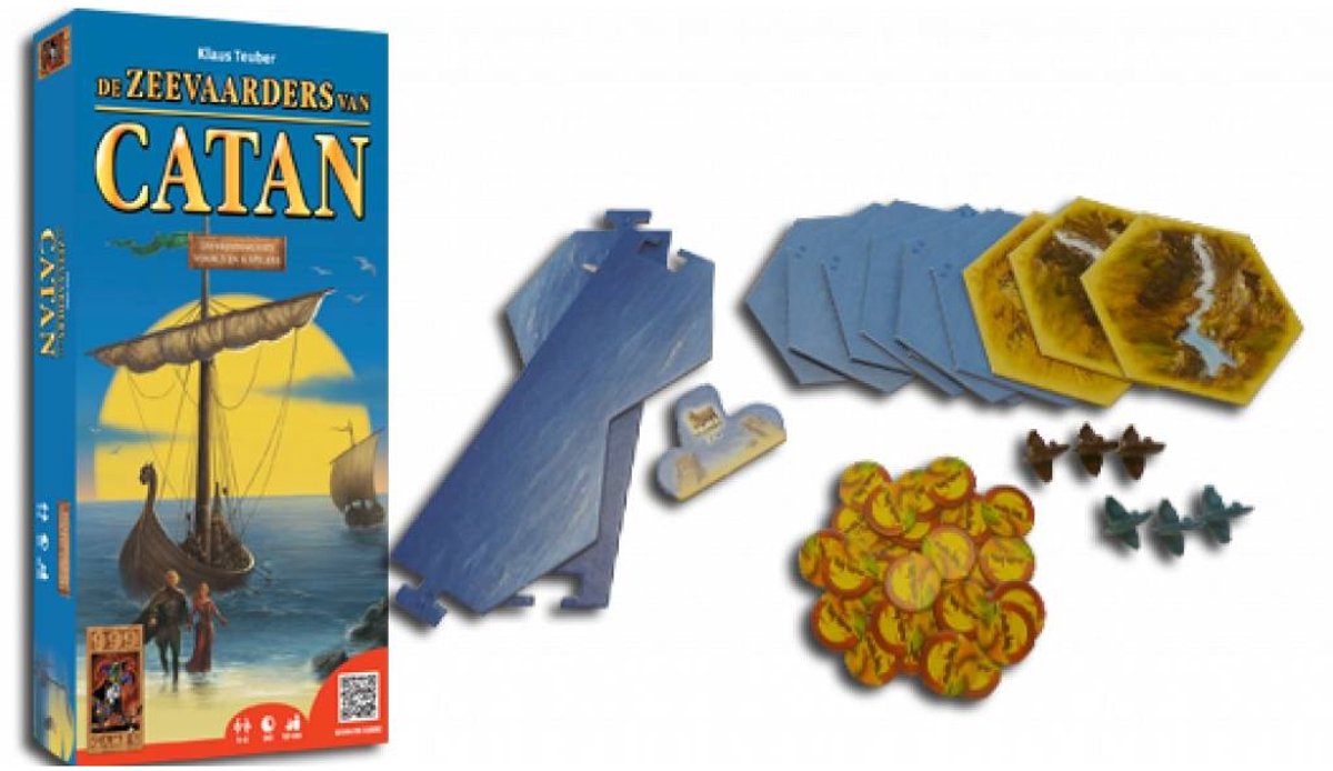 999 Games - Catan: Uitbreiding Zeevaarders 5/6 spelers - Bordspel — afbeelding 5
