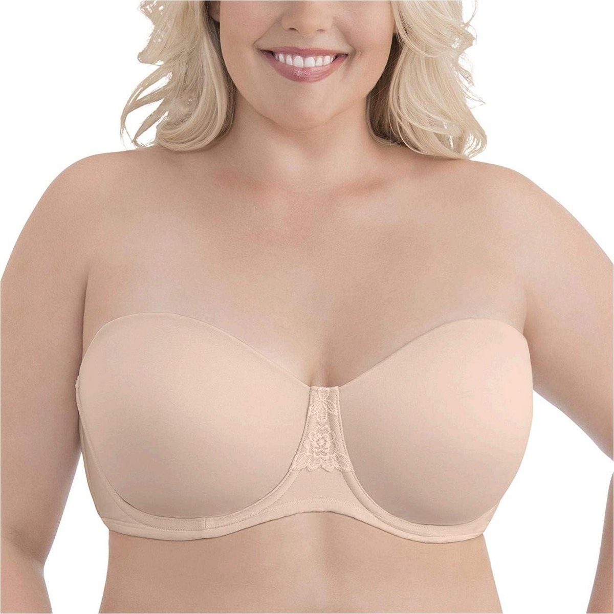 Strapless BH met Beugel en Afneembare Bandjes - Blijft Goed Zitten