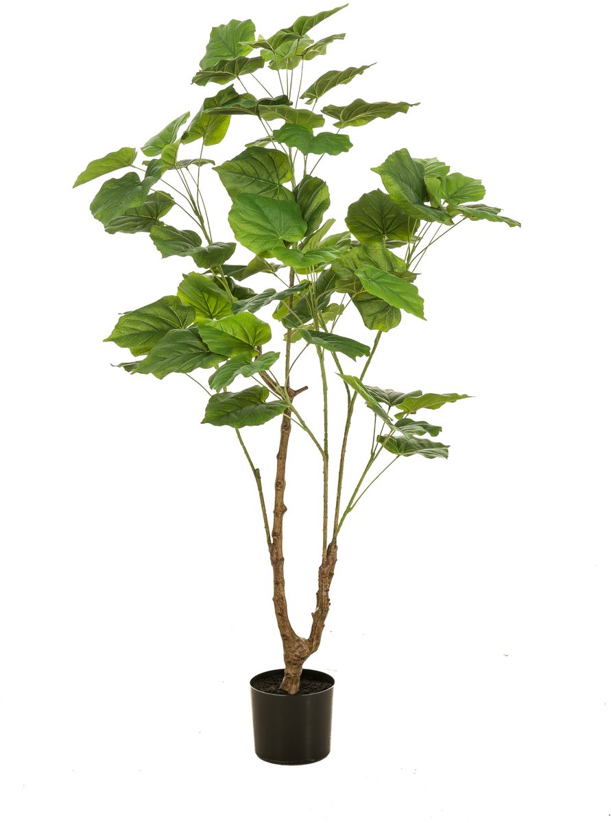 Emerald Ficus Umbrella boom 125 cm - Kunstplant Groen