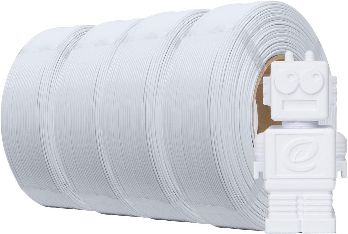 PLA 3D Printer Filament 1.75mm Hervulbaar 1KG Koud Wit Hoge Snelheid Nauwkeurigheid