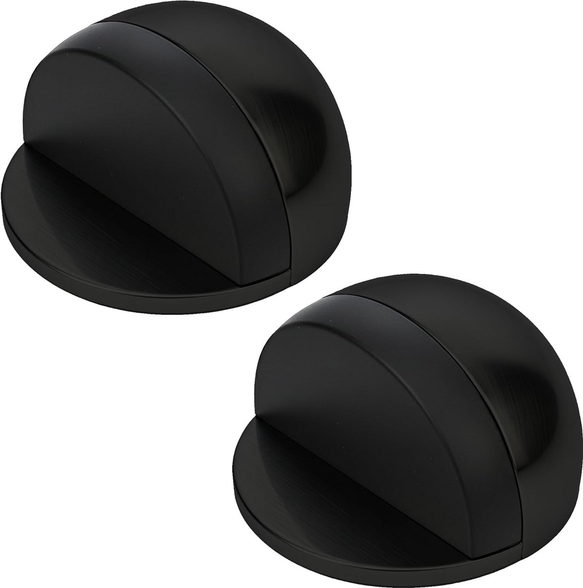 Deurstopper - Muurstopper - Deuren Dempen - Zelfklevend - 2 Stuks - Zwart