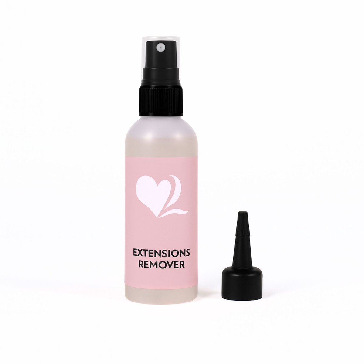 hair2heart Bonding-oplosmiddel 100 ml Extensionsverwijderaar - Keratine Bonding-oplosser en Tape Extension-oplosser, verwijdert extensions zacht en voorzichtig
