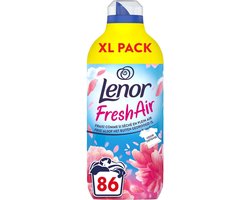 Lenor Wasverzachter Fresh Air Bloesem 86 Wasbeurten - 6 x 1204 ml - Voordeelverpakking