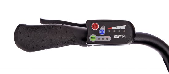 Degreaser dames ebike 45 cm 10.4 Ah 7sp zilver van Merkloos — afbeelding 3