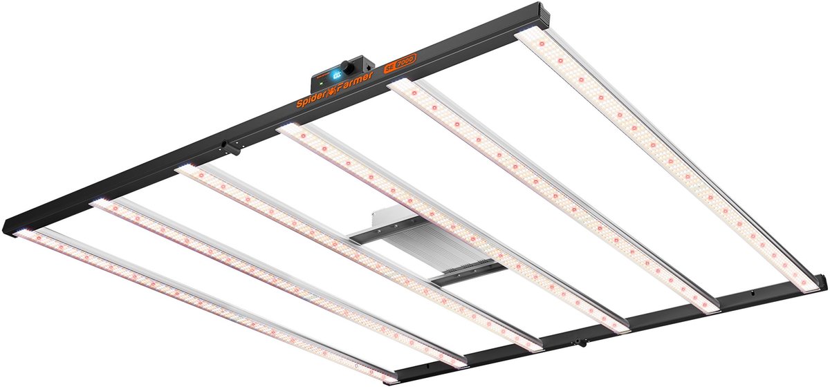 Spider Farmer SE7000 730W 2026 Upgrade - LED groeilamp - 730 watt - Goede kweeklamp voor planten - Full spectrum kweekverlichting - Groei en Bloei
