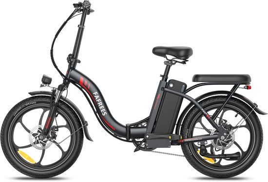 Fafrees F20+ Elektrische Fiets - 250W Motor - 36V 20Ah Accu - 20x3" Banden - 90km Bereik - 25 km/u Snelheid - Zwart van FAFREES — afbeelding 2