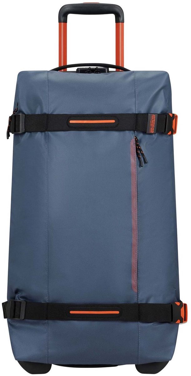 American Tourister Urban Track Duffle Wheels M Coated Navy / Orange