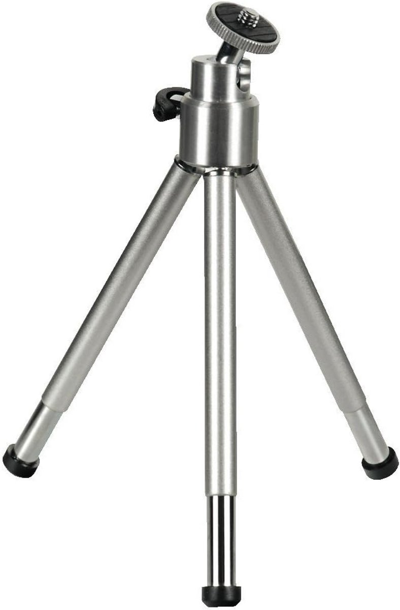 Mini Statief voor Smartphone, Camera en Actiecamera - Stabiel Metaal Met 3D Balhoofd