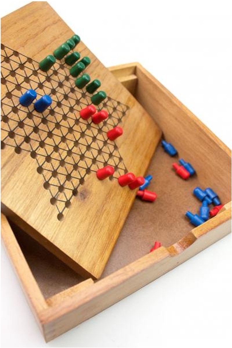 Tactic Chinese Checkers – Bordspel – Classic Games – Houten Strategiespel – Vanaf 7 jaar — cadeau in Spellen & Speelgoed - foto 5