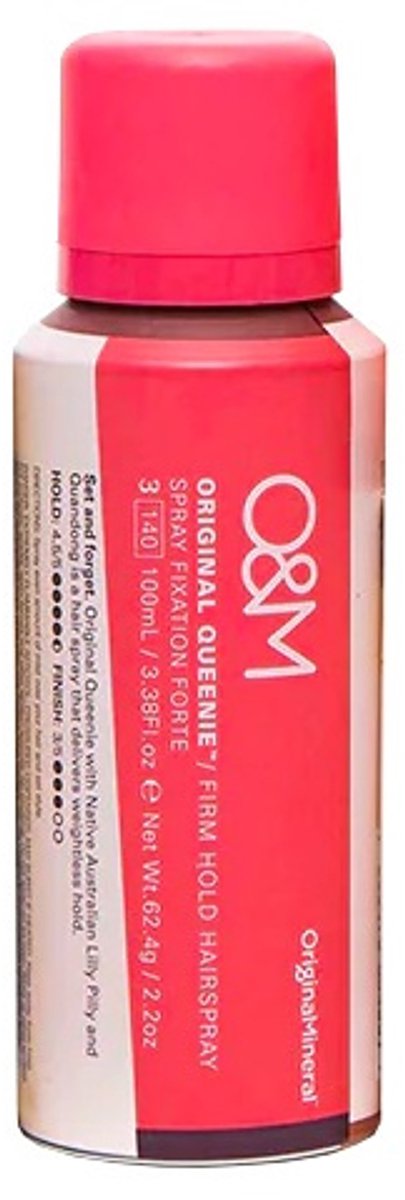 Original Mineral O&M Spray Original Queenie Firm Hold Hair Spray 100ML