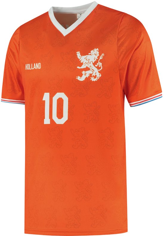 Maillot de football de Nederlands Elftal Bergkamp - Coupe du monde 1994 - Maillots de football Enfants - Garçons et Filles - T-shirts de sport - Adultes - Hommes et femmes - XL