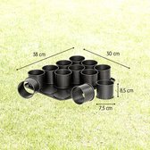 Gutsdoor 4 Pack Koken Taartringen Roestvrij Staal Cake Ringen Gebak Mousse Cakevorm Kleine Bakken Ronde Mini Pannenkoek Dessert Mallen met 4 Pushers, 3,15 Inch Diameter