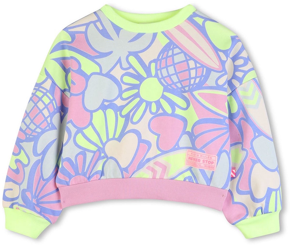 Billieblush - T-Shirt print - Yellow - Maat 140