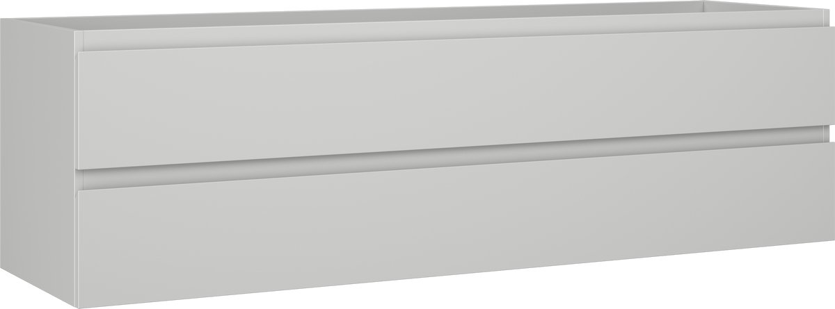 Mexen Orio badkamerkastje onder de wastafel 160 cm, 2 lades, grijs mat - 91A10-16047-2-BFF62